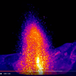 Stromboli Volcano Thermal View