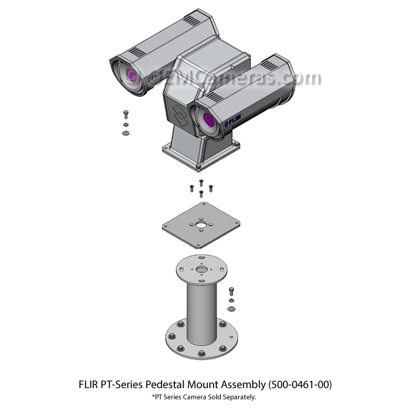 Teledyne FLIR PT-Series Pedestal Mount Assembly - Image 2